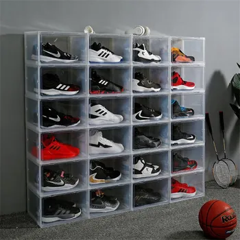 

Large Capacity Drawer Shoe Box Clear Plastic Shoe Boxes Clear Plastic Shoe Storage Box Organizer Basketball Shoes Cabinet