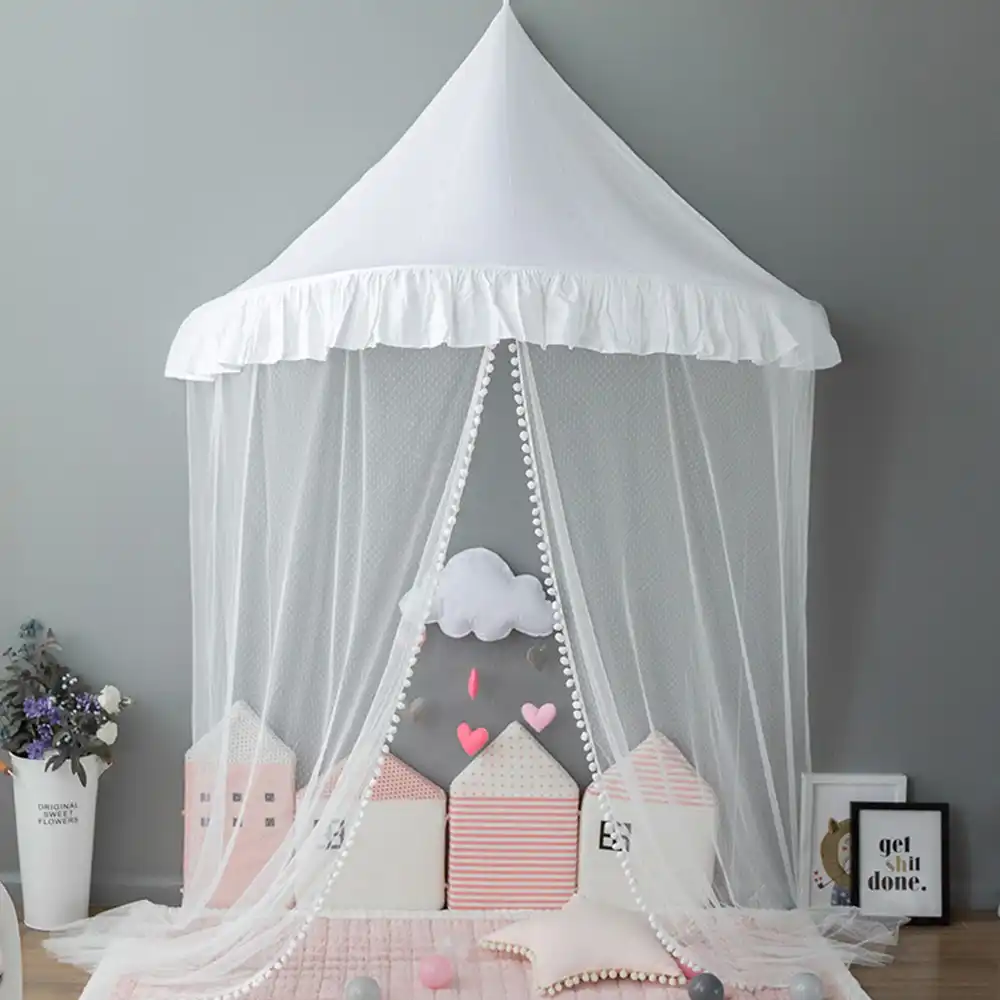 baby girl crib canopy