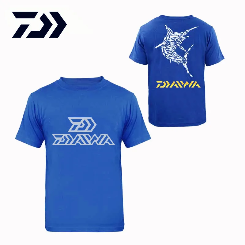 Daiwa Cawanfly рыболовная футболка/одежда для рыбалки/уличная рыболовная рубашка Kleding с коротким рукавом спортивная уличная рыболовная одежда для мужчин - Цвет: 2