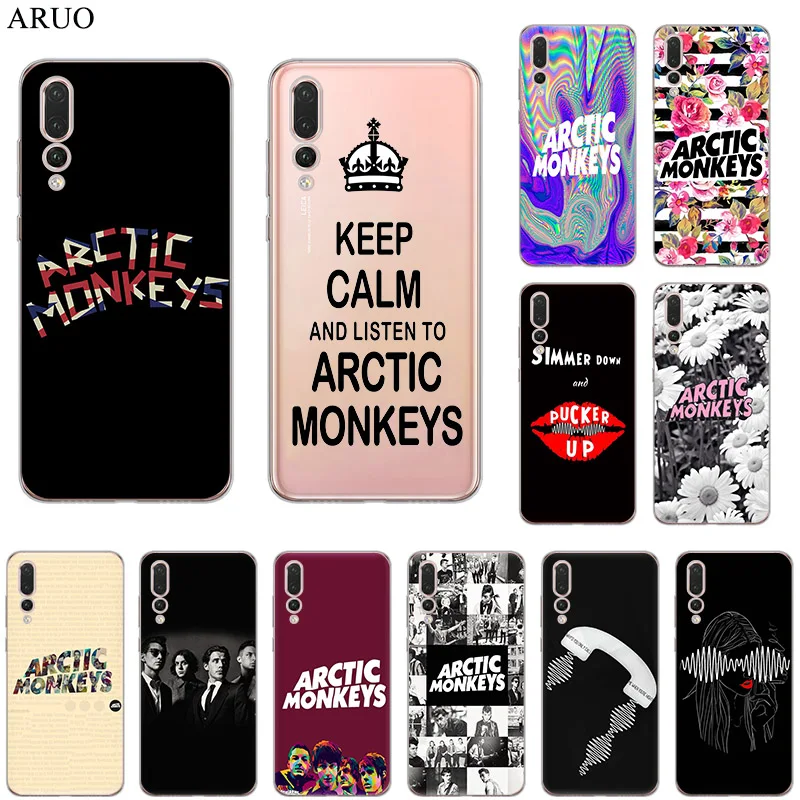 

Psychedelic Arctic Monkeys Logo SOFT TPU Phone Case for huawei P30 P20 Mate30 20 P-SMart2019 P9 P10 P8 music band Silicone cover
