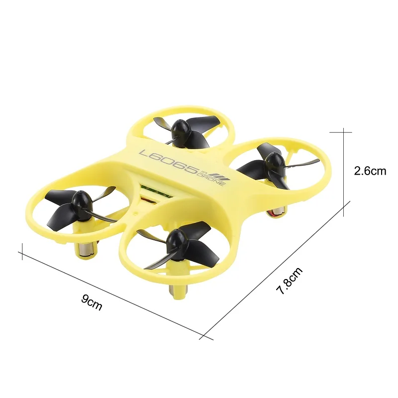 2.4GHz Mini RC Drone with LED Light Infrared Quadcopter Remote Control Portable Helicopter Electric model Pocket dron Gift Toys