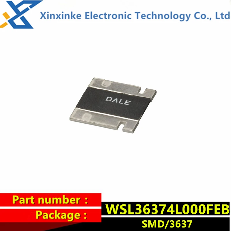 WSL36374L000FEB DALE 4L0F 0.004R 1% R004F Current sensing resistor - SMD 3watts 0.004ohms 4-terminal current sensing resistance