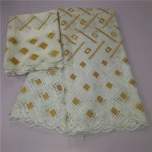 Белая швейцарская вуаль кружева в швейцарском стиле высокого качества последняя ткань из Дубая Африканское парчовое полотно африканская сухая кружевная ткань 5+ 2 ярдов