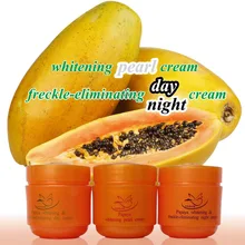 3Pcs/1Lot Whitening Cream For Face Anti Freckle Day Cream+Night Cream+Pearl Cream