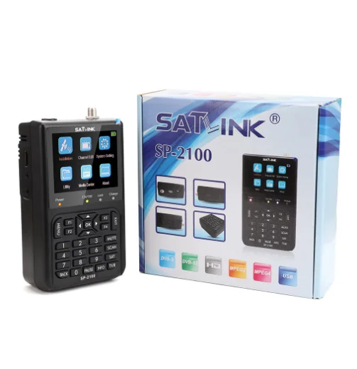 SATLINK SP-2100 HD Sat δ DVB S/S2 Satfinder MPEG-2/4   δ  3.5 ġ LCD ȭ
