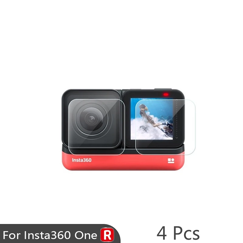 Insta360 ONE R Twin Edition закаленное стекло Insta 360 4k широкоугольная камера Len пленка