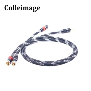 

Hifi audio Interconnect cable Gold-plated 2RCA Cable High Quality HIFI RCA Male to Male Audio Cable