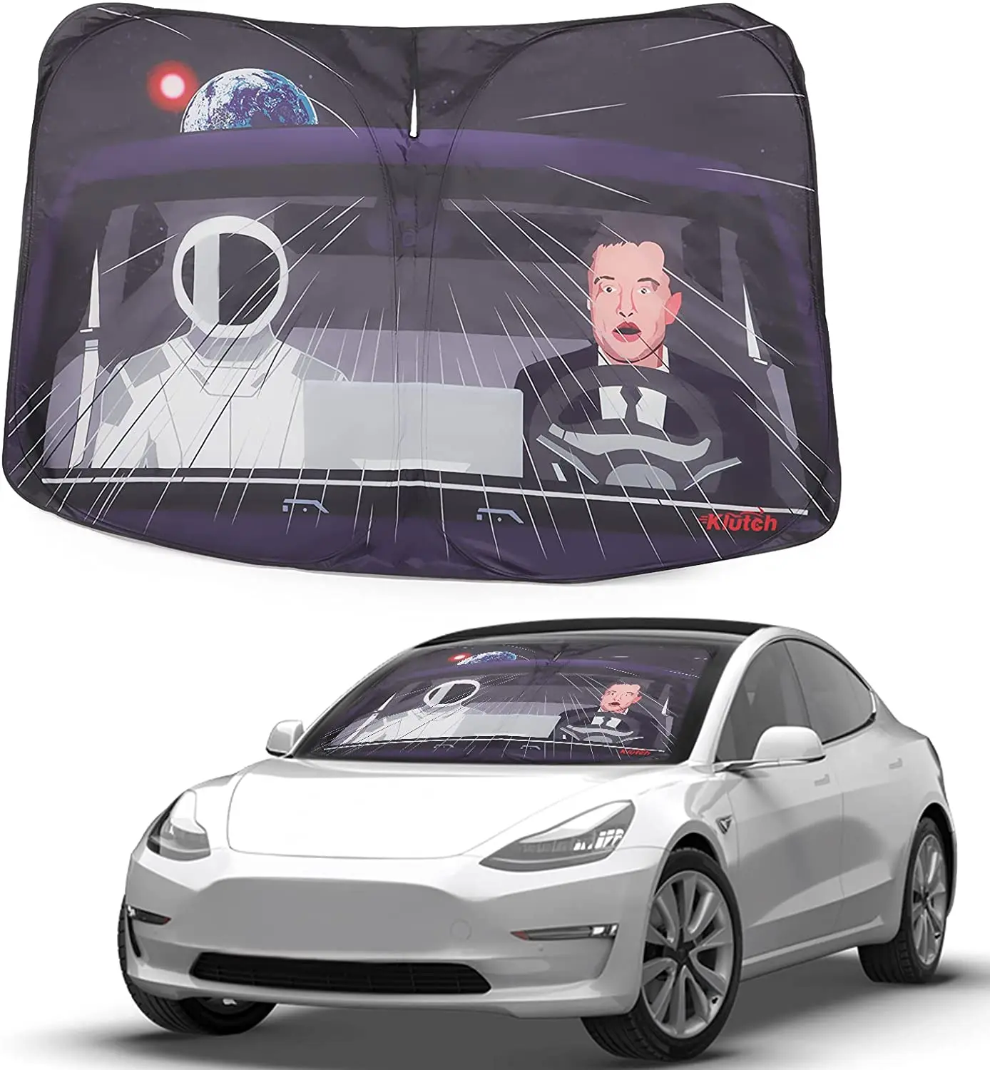 

Солнцезащитный козырек для переднего стекла Tesla Model 3/Y, складной, для защиты от УФ-лучей, для моделей Y/3