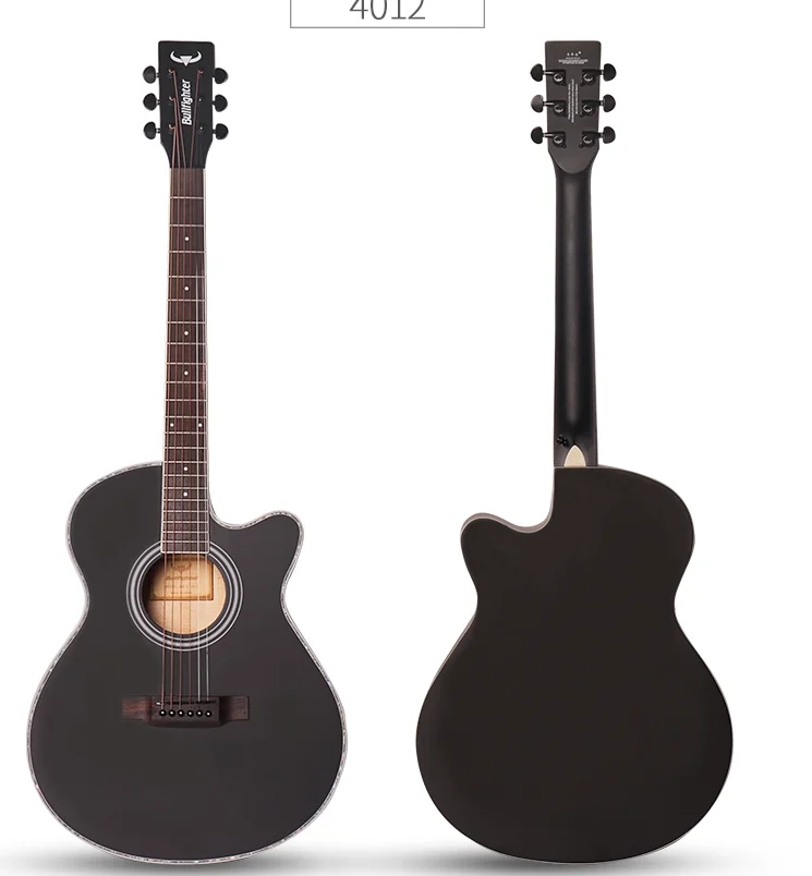 40 inch Bullfighter D-4012 дешевая цена для начинающих красочная Акустическая гитара/Музыкальные инструменты/Струнные инструменты - Цвет: 40 inch