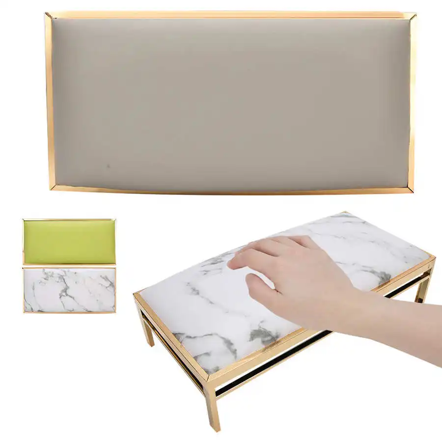 

Soft Hand Rests Nail Art Hand Pillow PU Leather Manicure Arm Hand Rest Cushion for Nail Art Salon Home Holder Pillow
