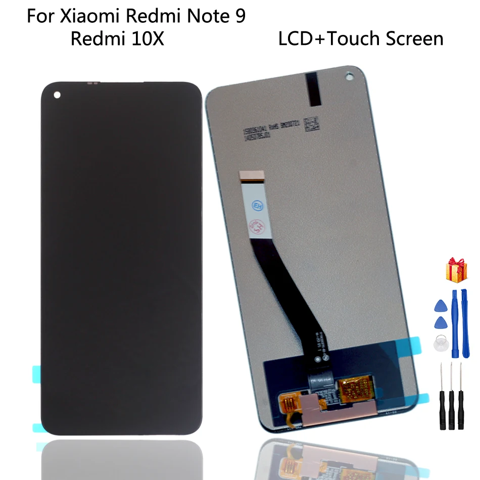 Оригинальный ЖК дисплей для Xiaomi Redmi Note 9 6 53 дюйма с сенсорным экраном и