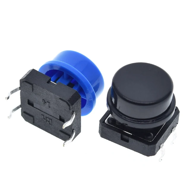 Tactile Push Button Switch Momentary 12*12*7.3MM Micro switch button + S Tact Cap(5 colors) for Arduino Switch - Image 5