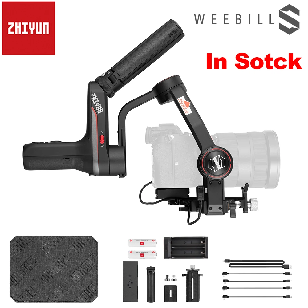 

Newest Zhiyun Weebill S 3-Axis Handheld Gimbal Stabilizer OLED Display for Sony A7M3 for Canon EOS R Z6 S1 Mirrorless Camera