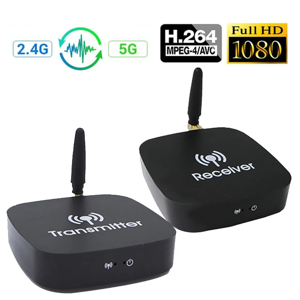 5 ГГц 1080P HDMI-совместимый беспроводной удлинитель 10 м WIFI Аудио и видео передатчик