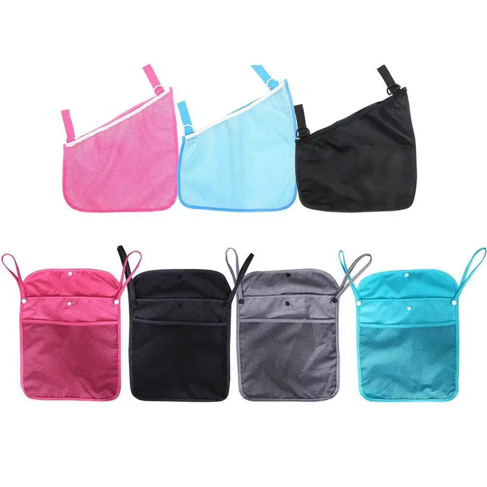 Carrito de bebé, bolsa de almacenamiento colgante de malla, organizador de carrito de bebé, asiento, bolsillo, bolsa de accesorio para carrito