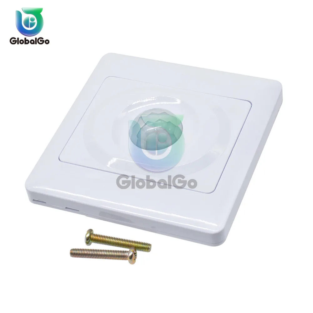 

AC180-250V 50 60Hz Automatic On Off Wall Light Lamp Switch PIR Infrared IR Motion Sensor Switch Smart Home Improvemt