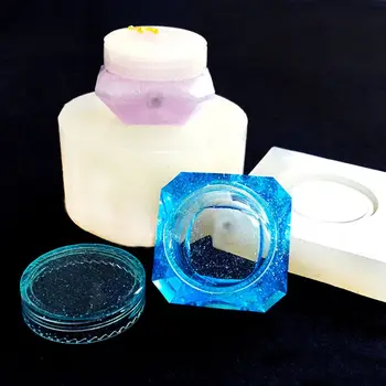 

DIY Round Silicone Storage Box Mold Resin Mould Jewelry Casting Craft Handmade