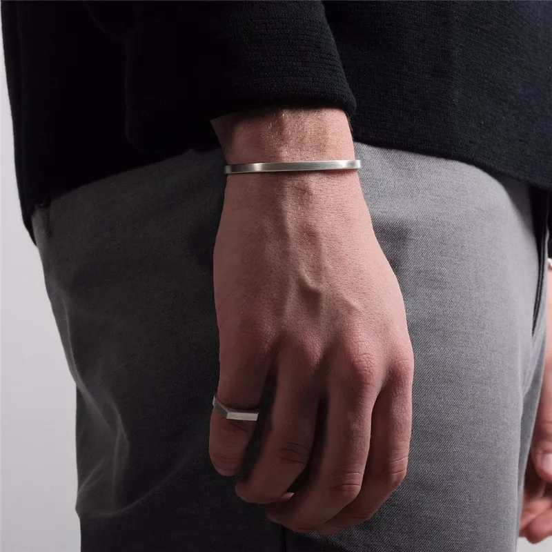Cuff Bangle Stainless Steel Bracelet Men Woman Jewelry Bangle Bracelet Stainless Steel Bracelet