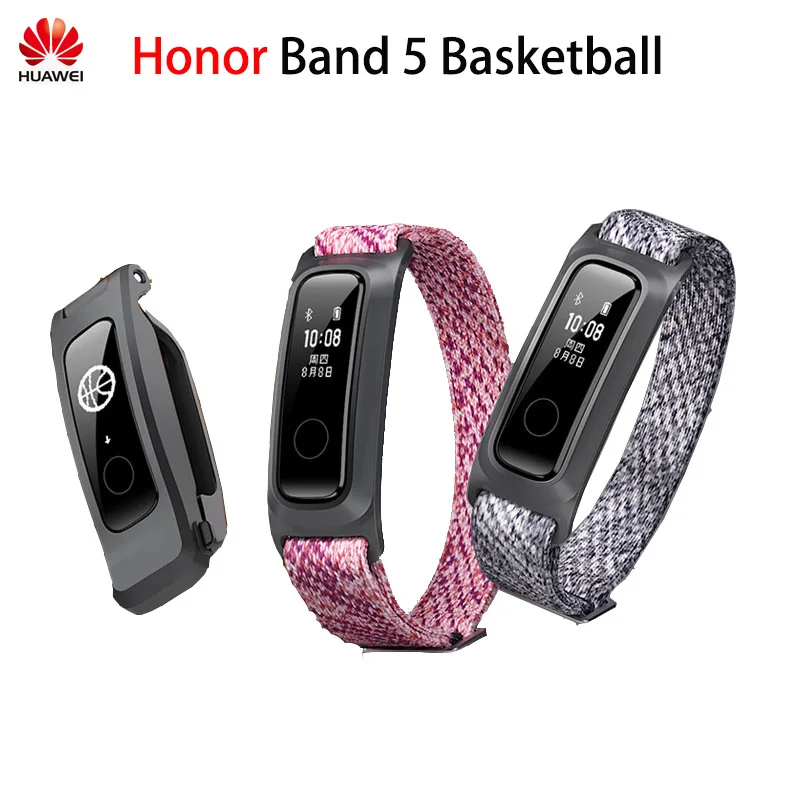 

Original Huawei Honor Band 5 Basketball Ver Smart Band Running Posture Monitor 2 Wearing Mode Water-Resistant 50 Meter 5ATM