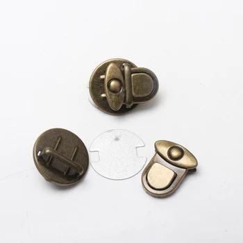 

DIY 2 Sets/pack Metal Hook Box Latches Clasp Box Lock Purse Lock Silver Tone / bronze tone white 26 designs