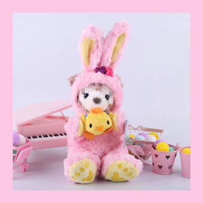 Shirley Rose 23cm cute plush toy Stella rabbit kawaii Stuffed toys cartoon soft plush toys Duffy Bear Shirley Rose Shira Rabbit Tony Cat - Цвет: Shirley Rose