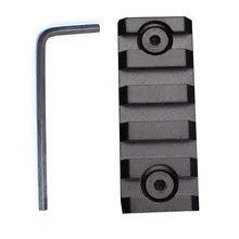 Тактический прицел 21 мм крепление 5 слотов 54 мм Keymod Вивер Пикатинни охотничья стрельба военная алюминиевая крепление рельсы инструмент