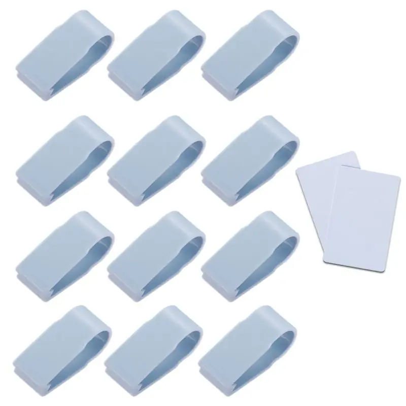 Синий 12pcs Non-Slip Comforter Quilt Blankets Fastener Clip Safety Bed Duvet Sheet Fix - Цвет: Синий