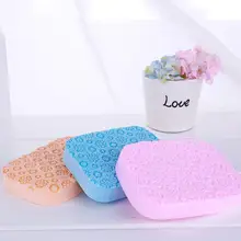 2 шт. губка слоеный яркий гламурный мягкий спонж для очищения кожи моющая прокладка Очищающая Губка косметическая слойка для крема спонж для нанесения макияжа