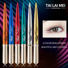 Перламутровая подводка для глаз стойкая блестящая водостойкая быстросохнущая не окрашивающая подводка для глаз Макияж Косметический инструмент 6 цветов леди TSLM1