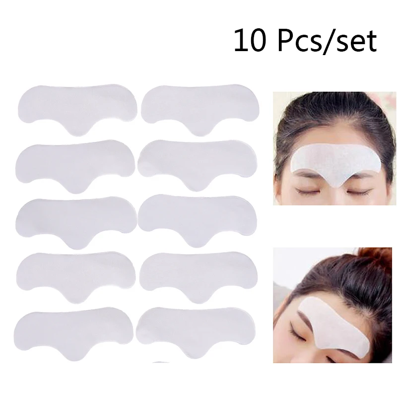 

10Pc Reusable Anti-Wrinkle Forehead Pad Patches Moisturizing Stickers Anti-Aging Wrinkles Smoothing Locking Moisture Moisture