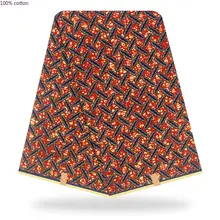 Цена настоящий голландский воск ткань, африканская Анкара ткань Африканская вощеная ткань принтом для шитья одежды