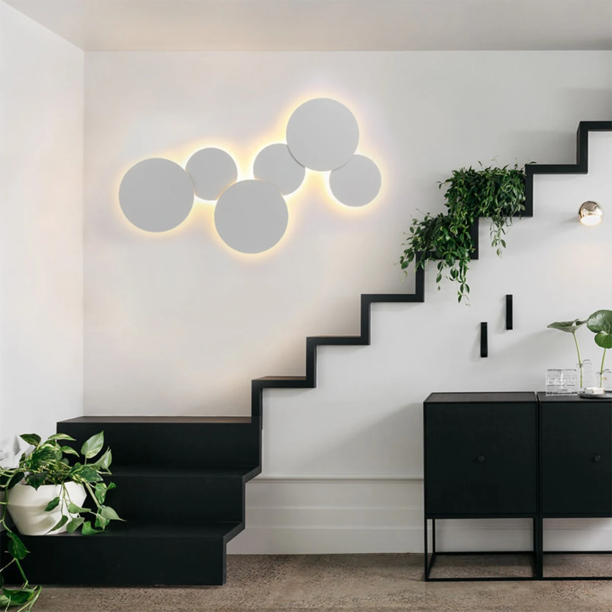 

Wall Lamp LED Wall Sconce Round Interior Wall Light Up Down Home Decor Indoor Lighting Fixture Bedroom Living Room Dining Room