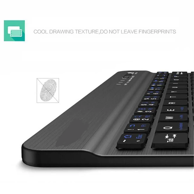 Universal - Sans fil, slim, portable, mini clavier silencieux pour