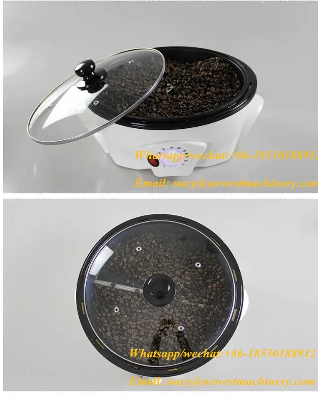 1200W white color coffee roaster for home appliance coffee roaster