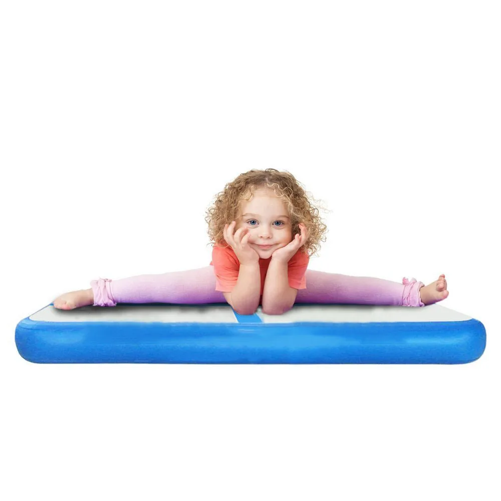 Детский Надувной Тренировочный Коврик для занятий гимнастикой, воздушным полом для занятий йогой для детей, Черлидинга, тренировок, тренажерного зала, перевернутых задних упражнений