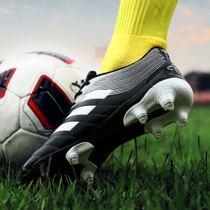 Оригинальная футбольная обувь унисекс; футбольная обувь с шипами; мужская обувь с низким верхом; футбольная тренировочная обувь для мальчиков; Нескользящие Детские футбольные кроссовки
