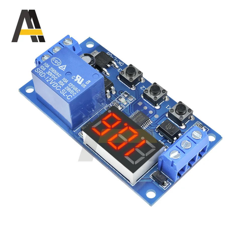 Dayton Time Delay Relays AC/DC Cycling Module - Time Delay Relay With ...