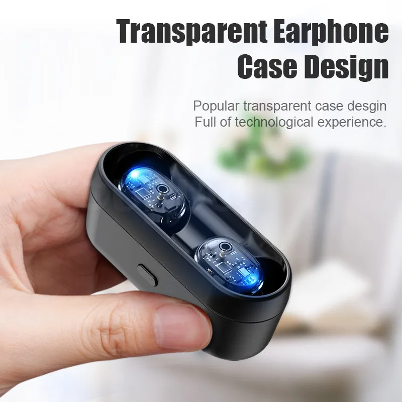 TWS Bluetooth беспроводные наушники 5,0 с сенсорным управлением Водонепроницаемые Наушники 9D стерео музыкальные Bluetooth наушники гарнитура для iOS Android