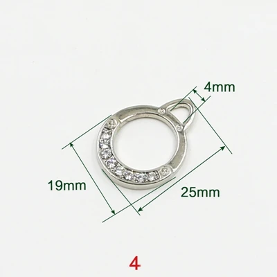 5pcs 5# металлические ползунки для молнии кулон, мгновенная фиксация/ремонт/замена молнии ползунки кулон, DIY молния аксессуары на сумки/одежды - Цвет: 5pcs