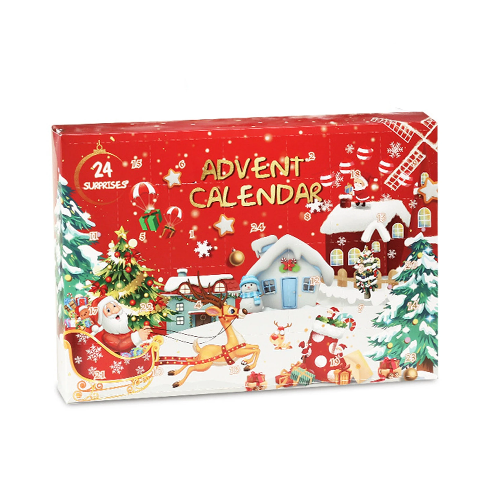 Christmas Advent Calendar 2022 Mini Christmas Tree Ornaments Pendant 
