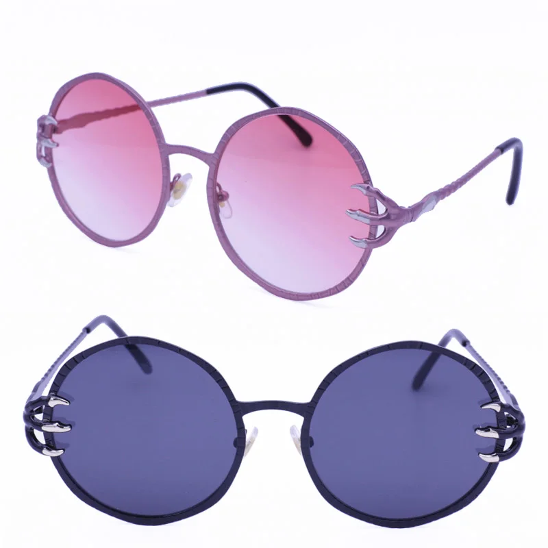 

Взрывчатые модели S8380 стильные солнцезащитные очки с УФ-защитой 400 в стиле ретро с круглым Орлом и боковым рычагом европейские градиентные цвета модные солнцезащитные очки для женщин