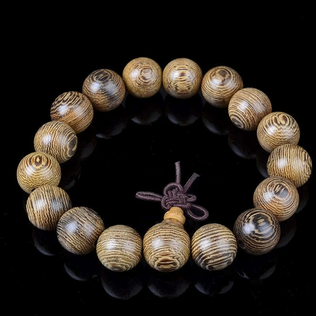 Natural Wooden Bracelet Tibetan Buddhist Bead Chain 20mm Necklace Wear  Genuine Bead Chain Used As Rosary Or Carrying Beads - Bracelets - AliExpress