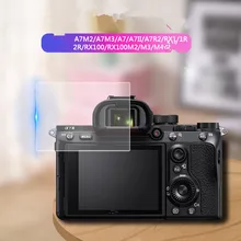 Screen-Protector A7II Sony Lcd-Film Tempered-Glass Digital-Camera RX100 2pcs for A7m2/A7m3/A7ii/..