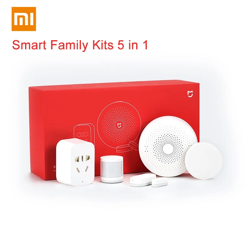 

Original Xiaomi Smart Home Kits Gateway Version 2 Door Window Sensor Human Body Wireless Switch Humidity Zigbee Socket MI APP MI