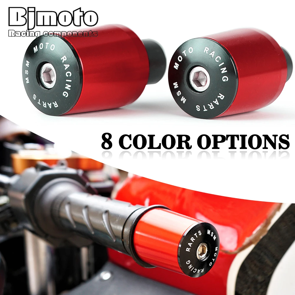 7/8" 22mm Universal Motorcycle Handlebar Ends Grips Weights Anti