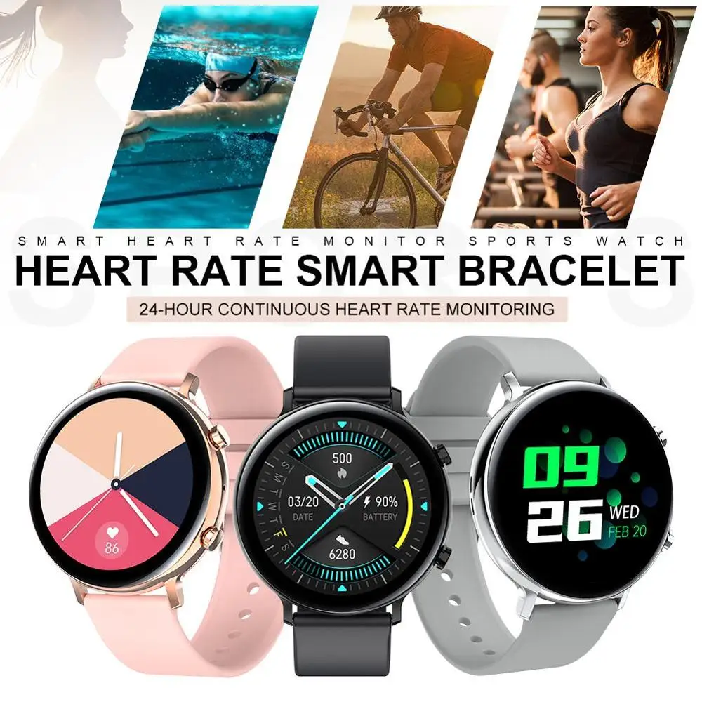 Vwar EKG PPG Smartwatch Bluetooth 