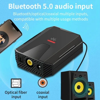 

Digital to Analog Audio Converter Bluetooth 5.0 Optical Toslink Coaxial Signal to RCA R/L Audio Decoder SPDIF ATV DAC Amplifier