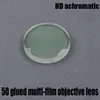 Astronomical Telescope DIY Accessories Refraction Objective Lens HD Achromatic Diameter 50 Focal Length 183 Glued Green Film ► Photo 1/6