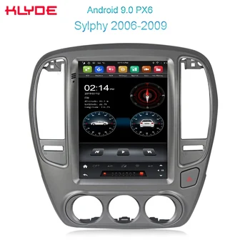 

KD-10411 9.7 inch Android 9.0 bluetooth voice control built in DSP central multimedia car Tesla for Sylphy 2006-2009