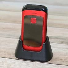 Большой дисплей флип для старшего мобильного телефона SOS Вызов быстрый набор волшебный голосовой смены игра большая клавиатура фонарь док-станция зарядное устройство